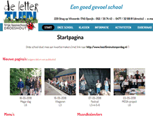 Tablet Screenshot of de-lettertuin.be